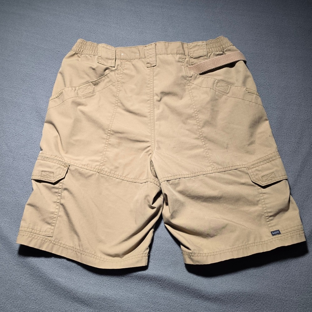 5.11 Tactical Series Mens Khaki Ripstop Cargo Shorts Size 36 Tan Hiking Work 511 - Picture 6 of 13